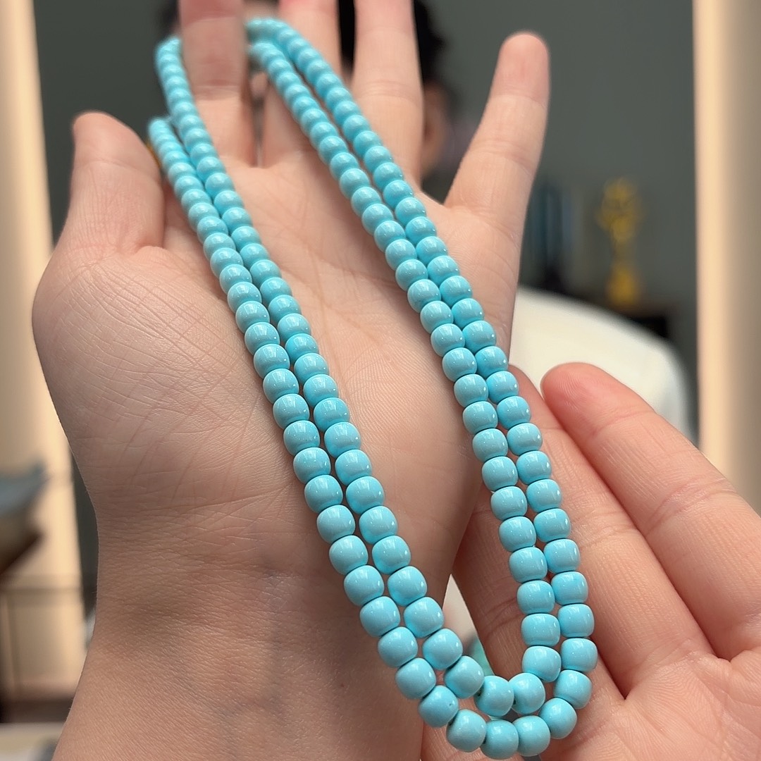 绿松石未镶嵌颈饰