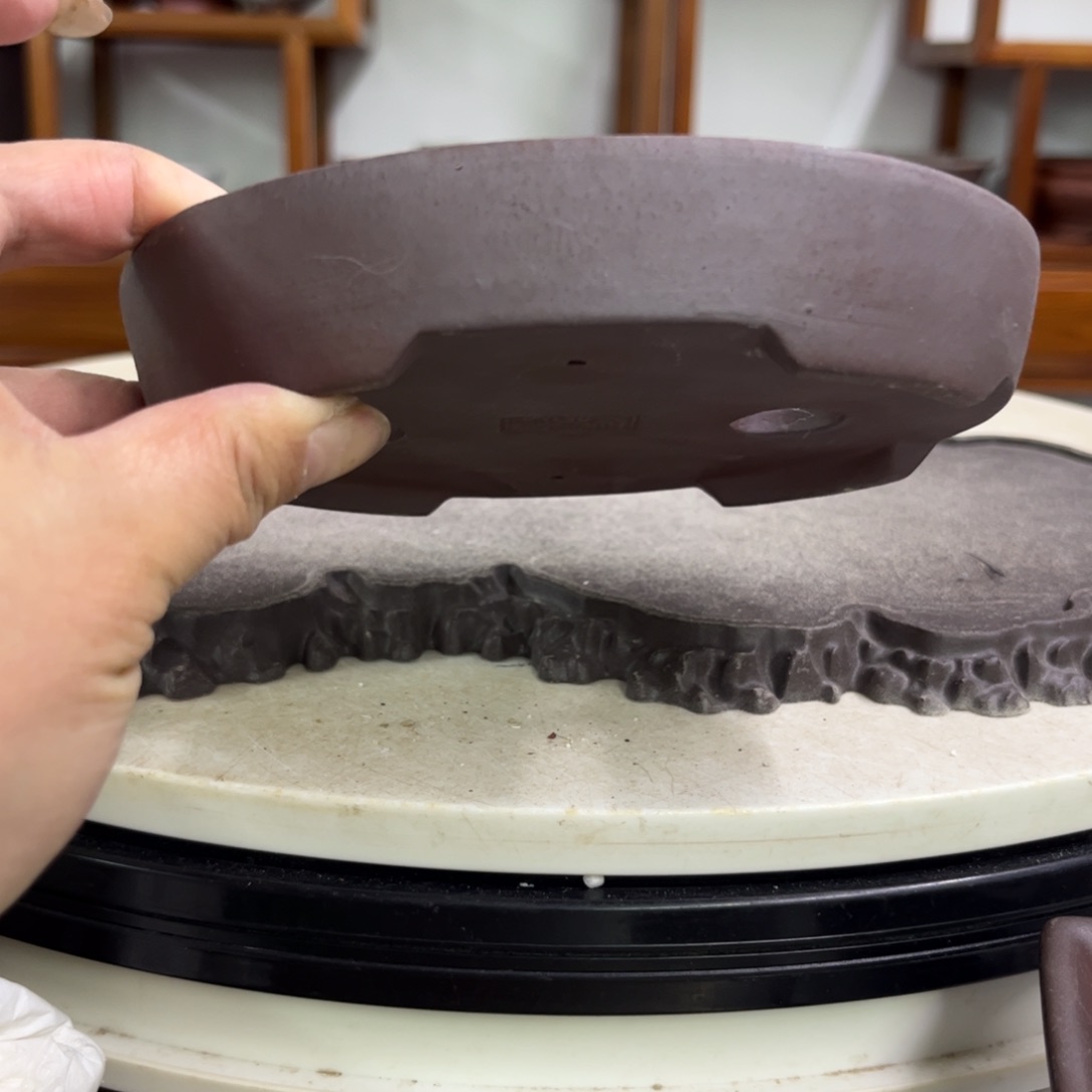 紫砂花盆瑕疵3-14.5-12。。。