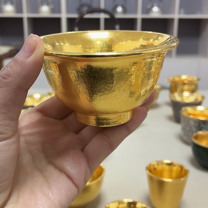 15李小鹤里外金足金6克压手杯150毫升