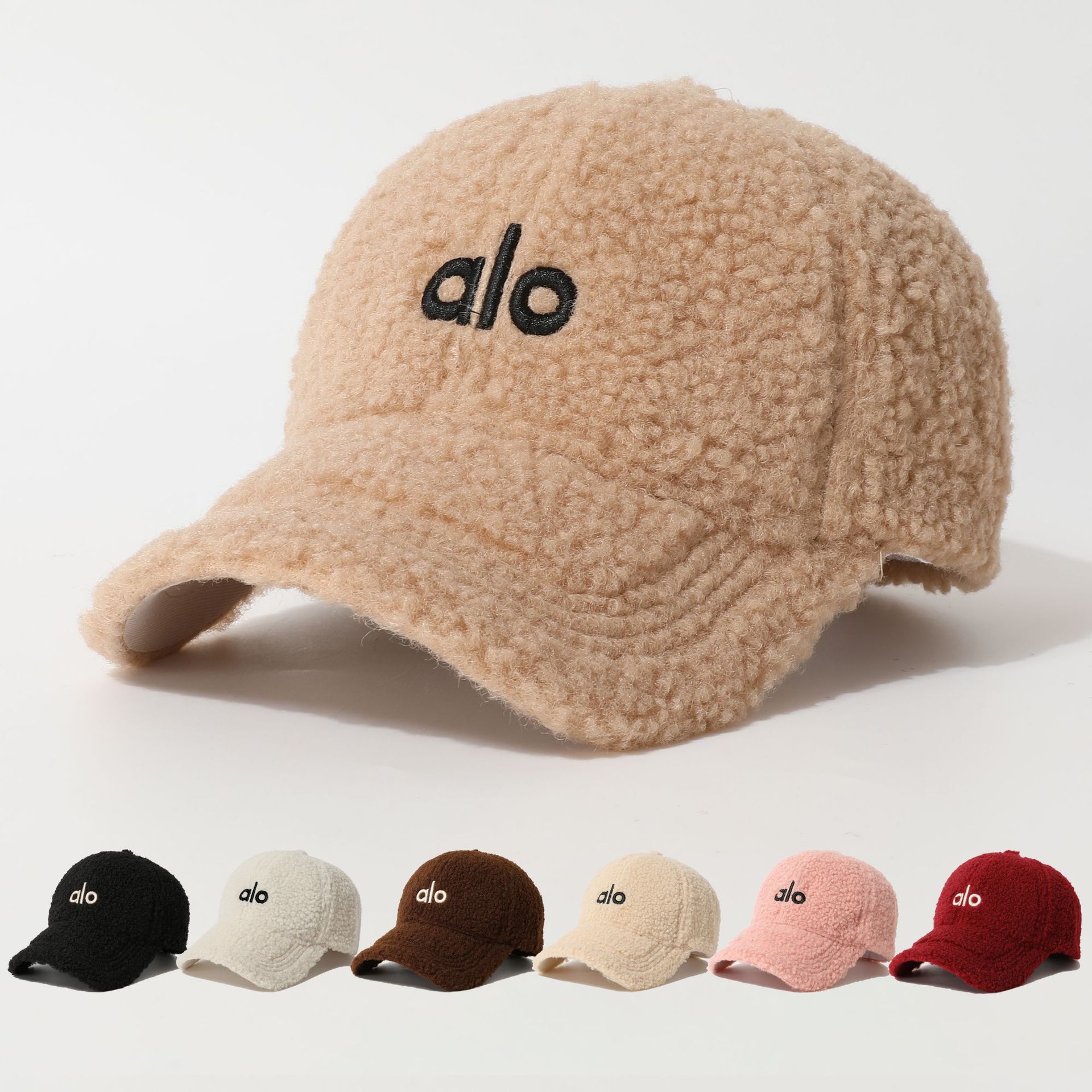 羊羔绒帽子女秋冬季加厚保暖鸭舌帽韩版时尚百搭女士帽子秋冬款