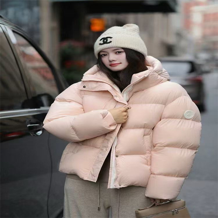 波司登极地联名联名羽绒服女高级感长短款2025时尚加厚设计感袖标