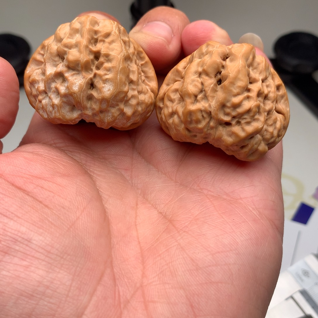 文玩核桃把件蛤蟆头43