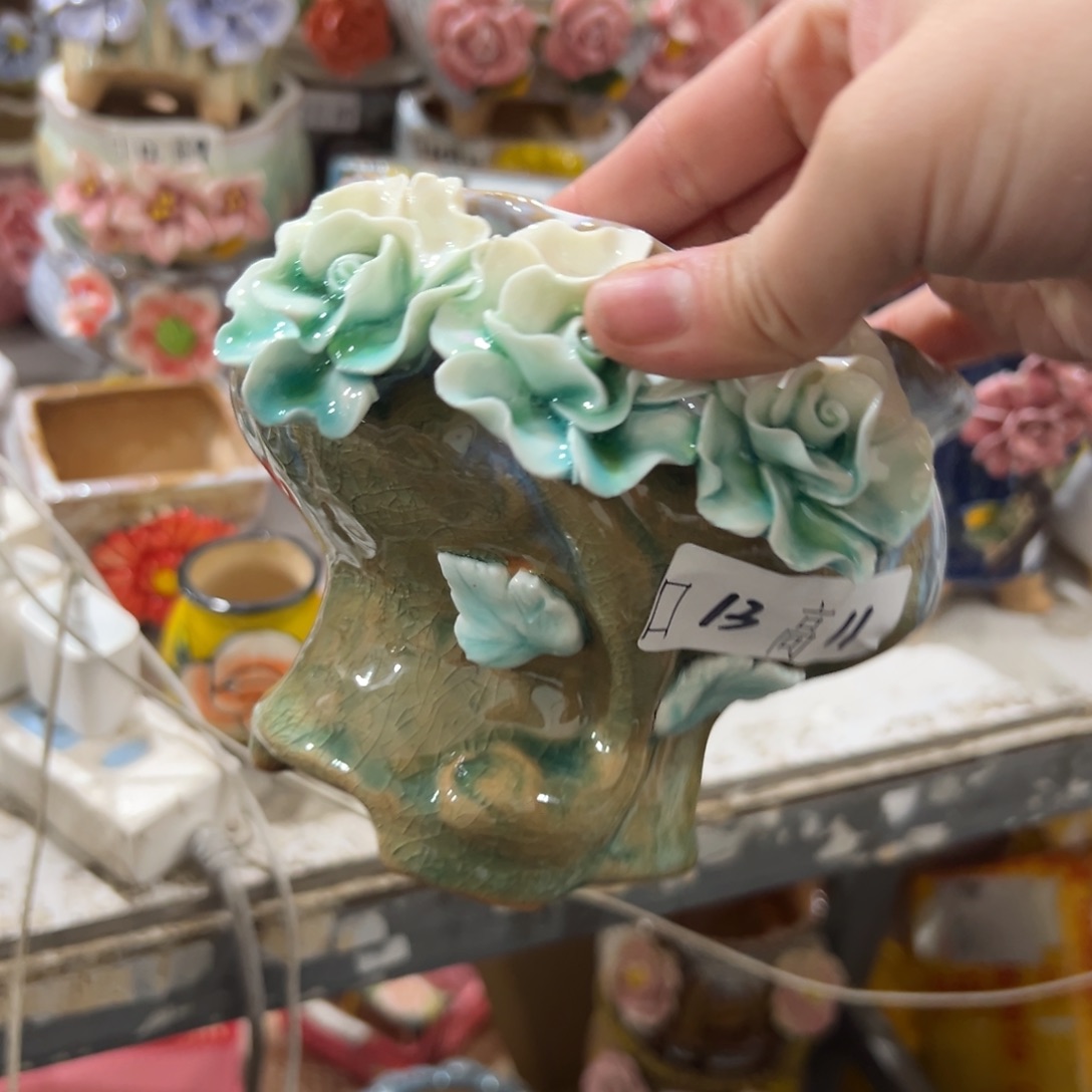 满20发秒退拉黑多肉花盆