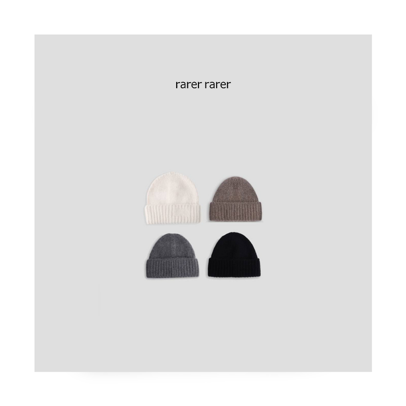 【rarer rarer】25AW冬季四色时尚保暖羊绒冷帽 2506077