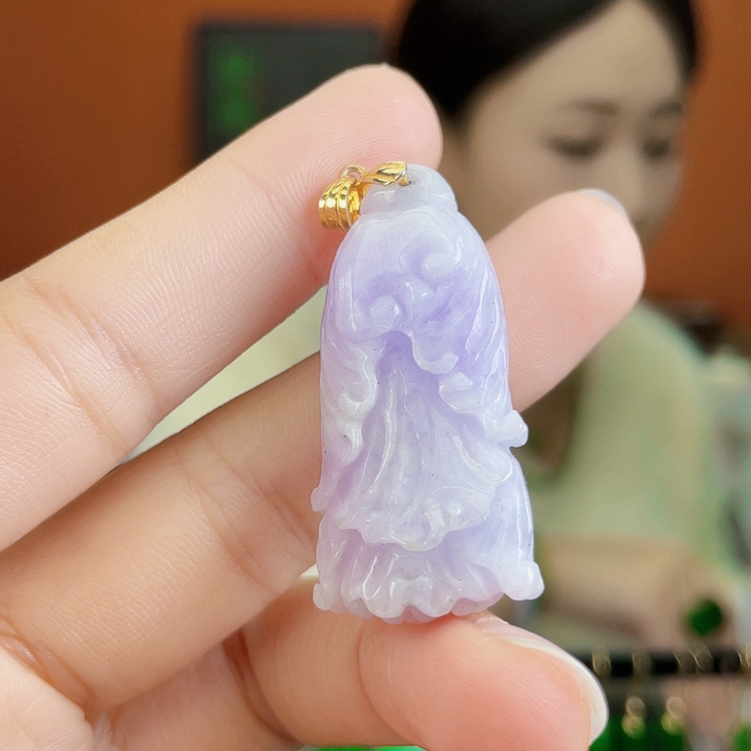 翡翠未镶嵌耳饰饰品