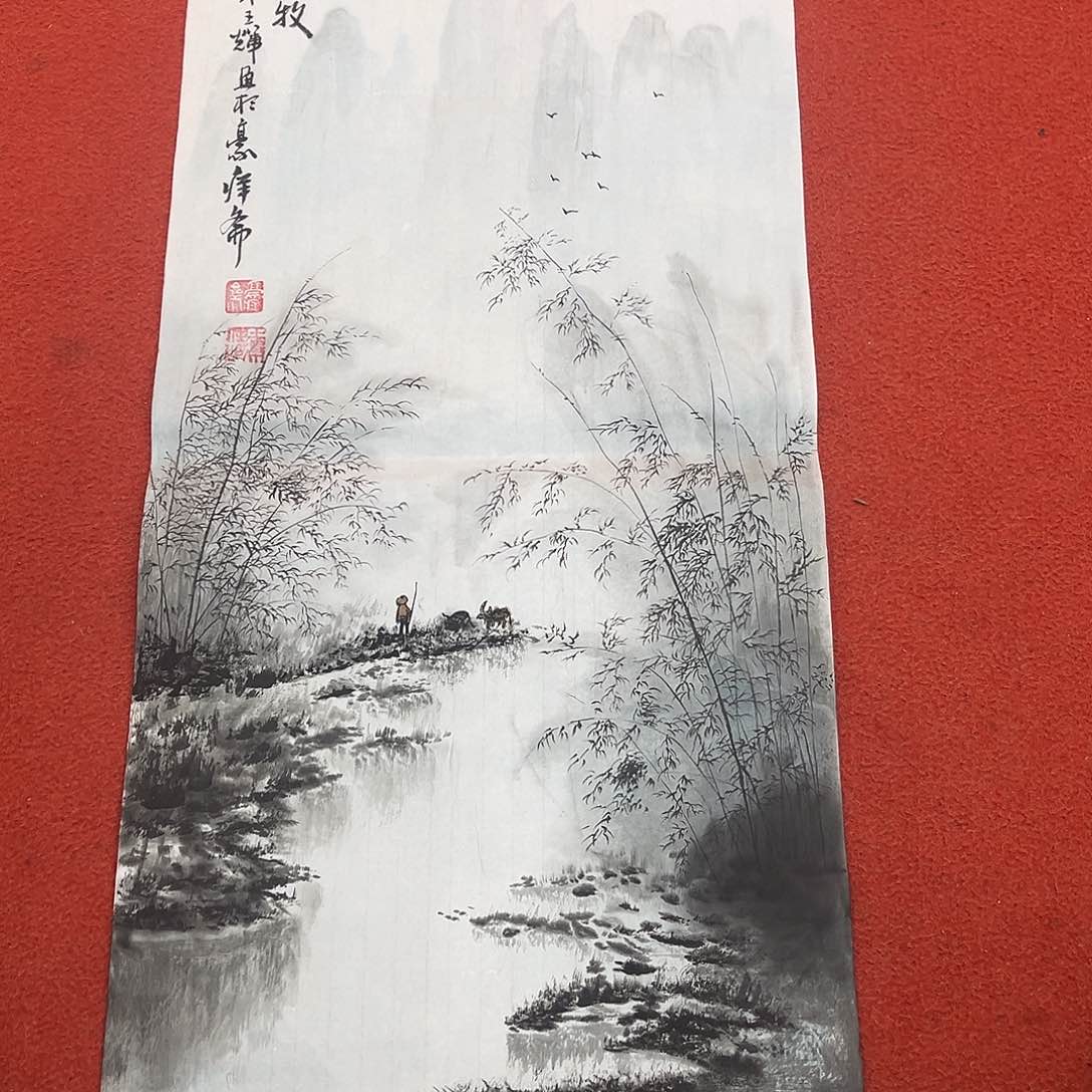 国画手绘国画作品