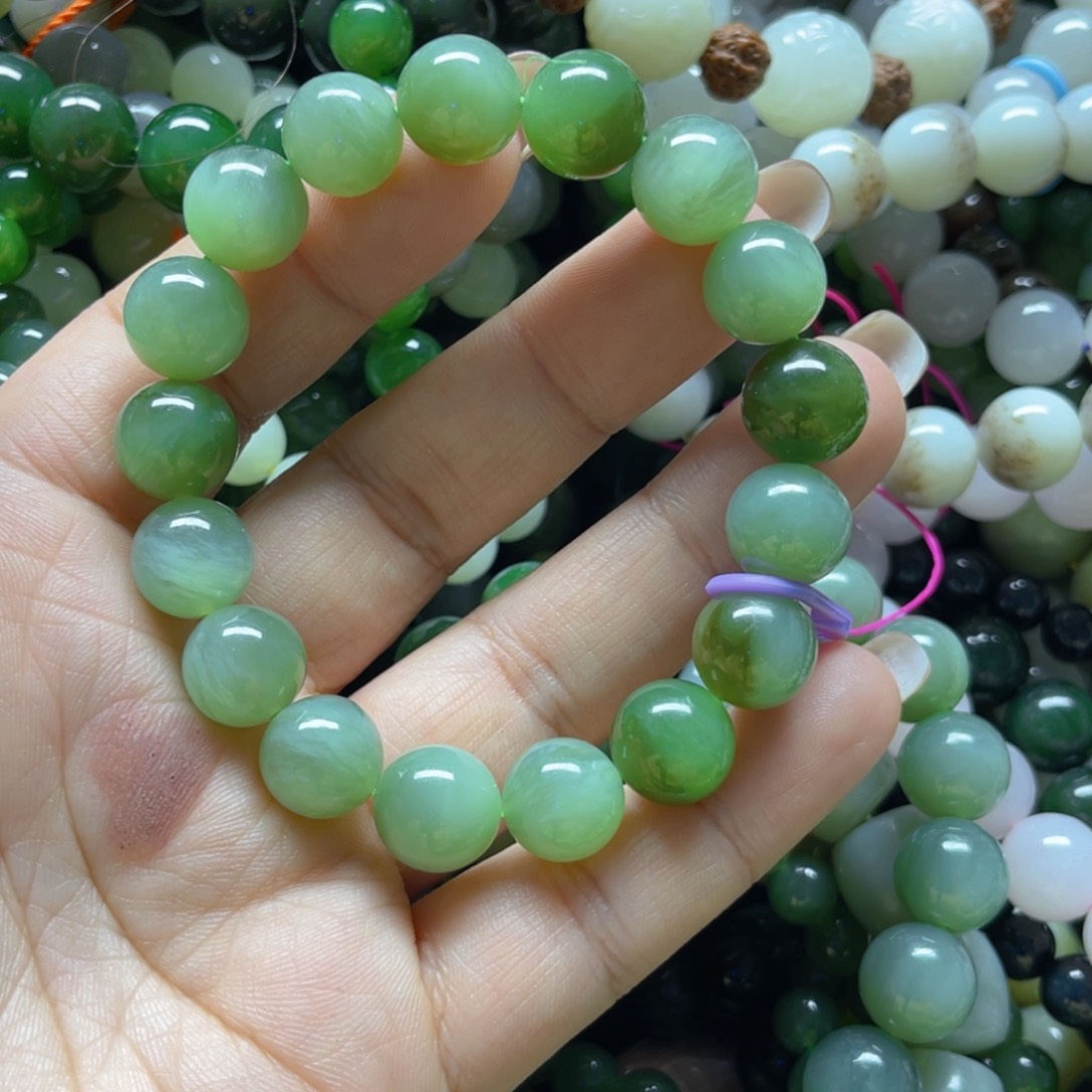 和田玉手链未镶嵌