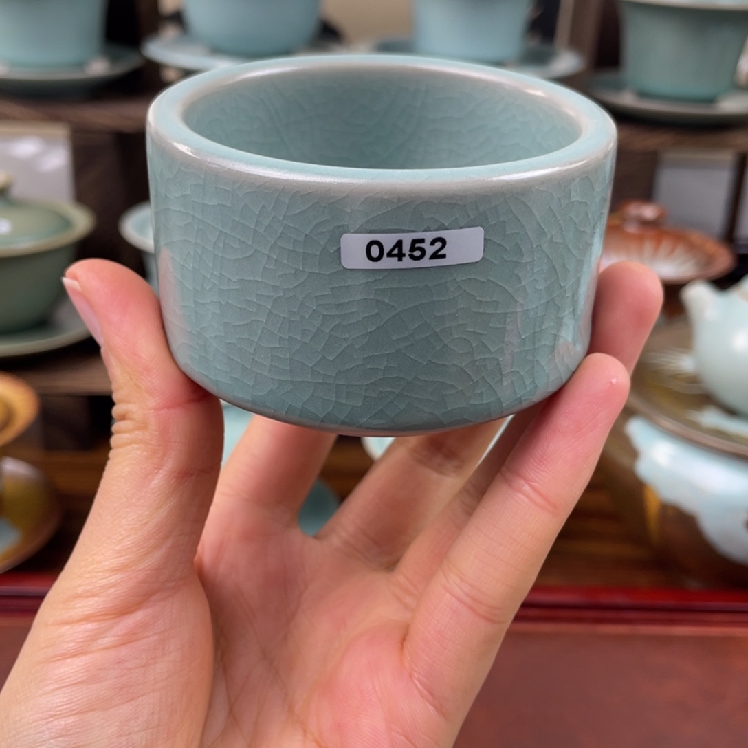 微瑕仿古452号老师扳指杯子$