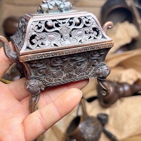 铜制文玩把玩物件