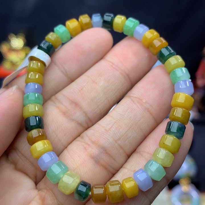 未镶嵌手链翡翠翡翠 6+ 