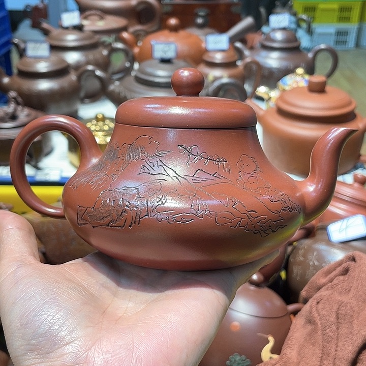 紫砂茶壶450cc宜兴紫砂壶