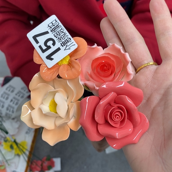 陶瓷我家花花真美