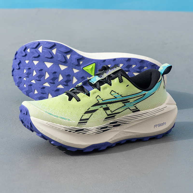 亚瑟士25新款TRABUCO Max4越野跑鞋低帮缓震透气支撑跑鞋1011B976