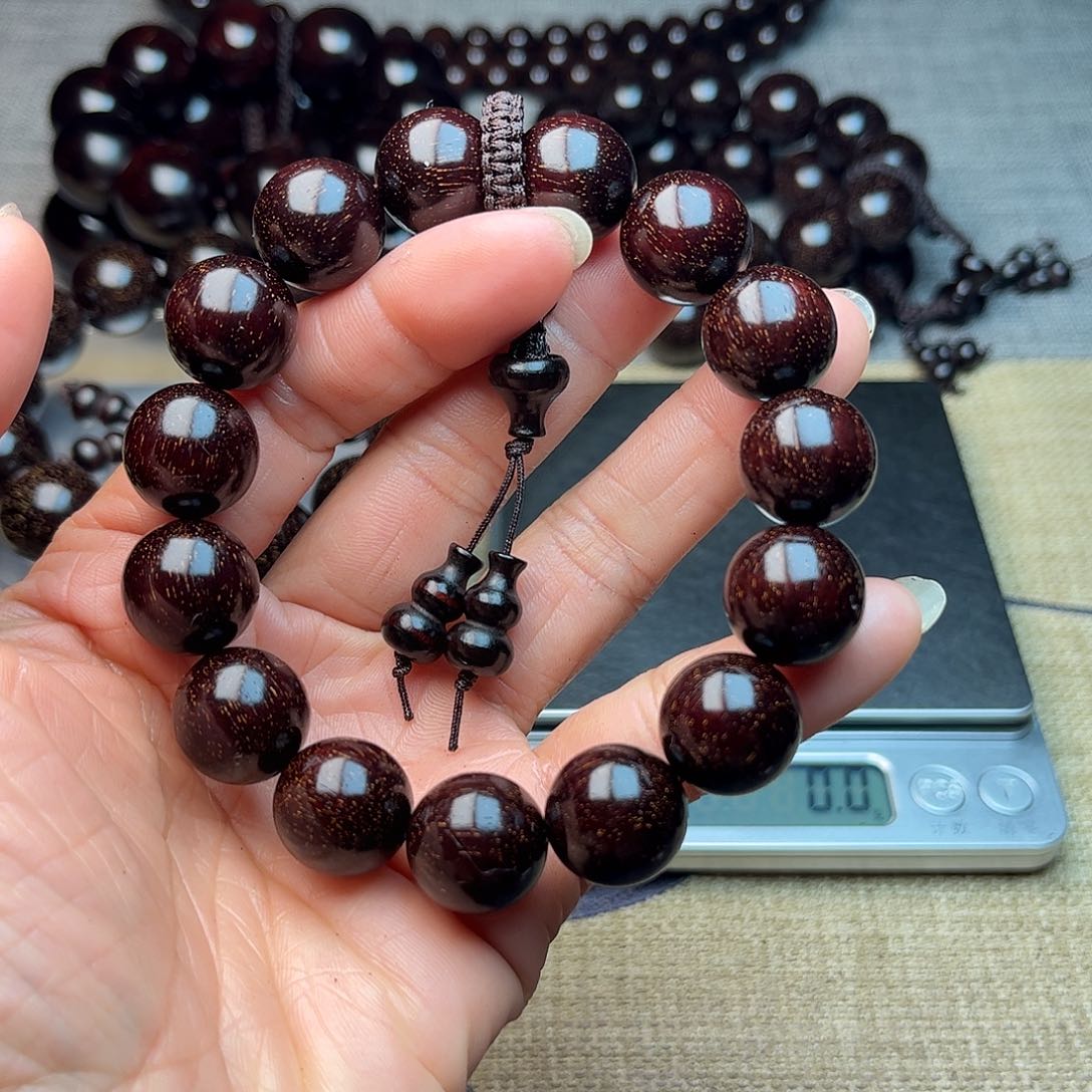 檀香紫檀（小叶紫檀）1.5 15颗 满星