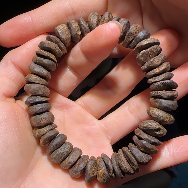 手串沉香原母树沉水树丁手串23.8克