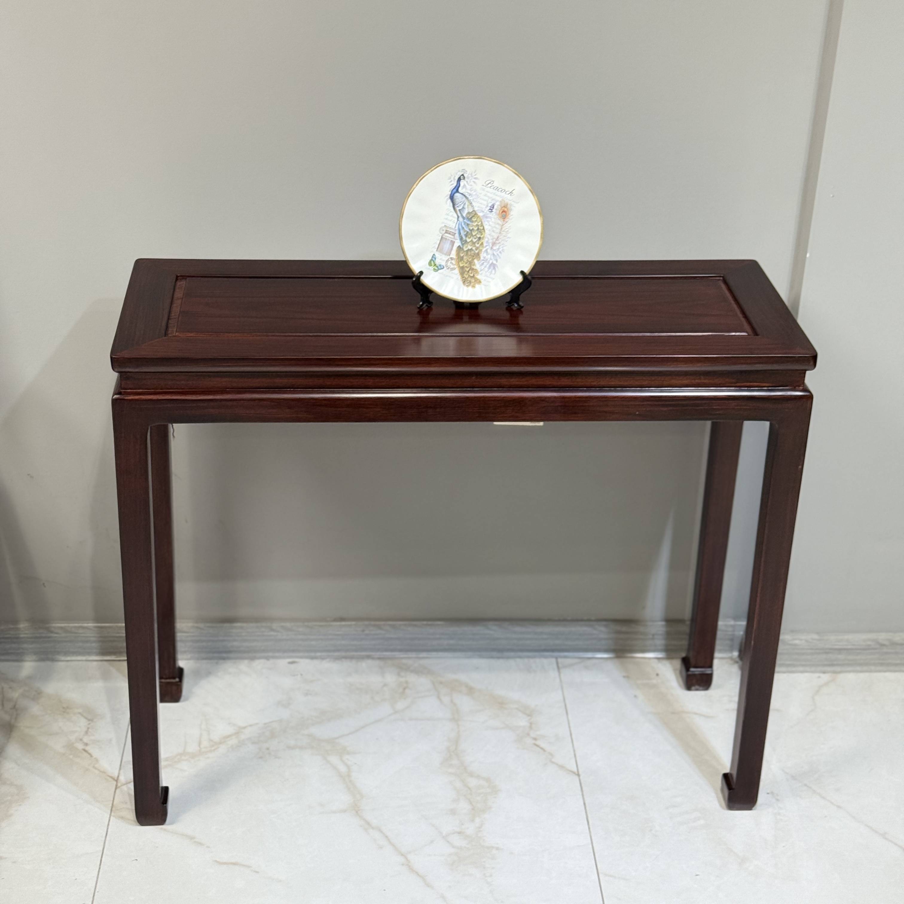 黑酸枝 平头条案供桌   尺寸长98宽38高80