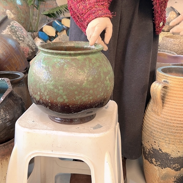 正品口17高21花盆……