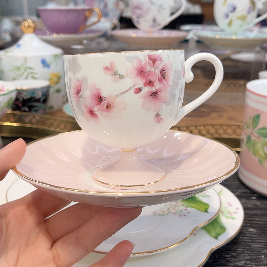 骨瓷咖啡杯碟————-_