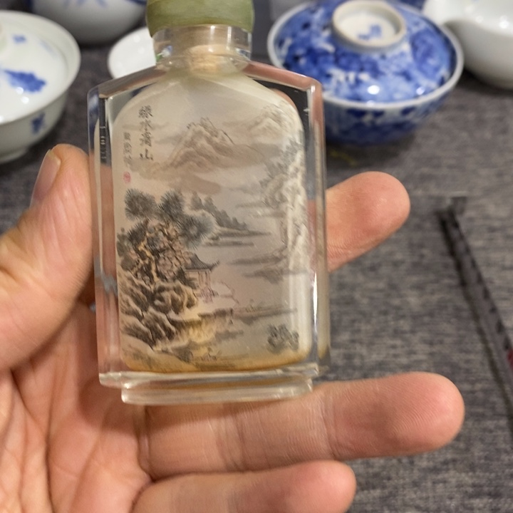 紫砂茶杯福**玩非常漂亮好看的花瓶