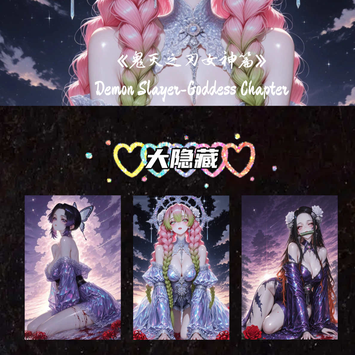 【蛋蛋精选】大脸猫文创第二弹鬼灭之刃色纸盲盒代拆