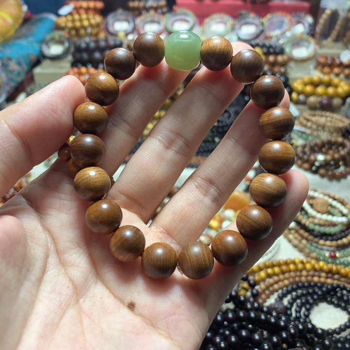 冷***知小叶紫檀手串/手链1.0老山檀+配饰