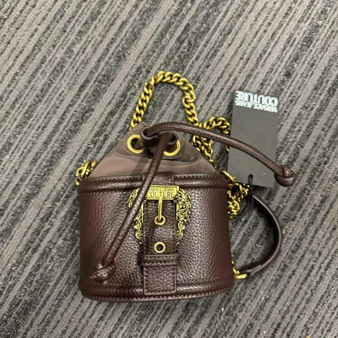 95新 VERSACE/范思哲 范思哲棕色盒子/二奢包包