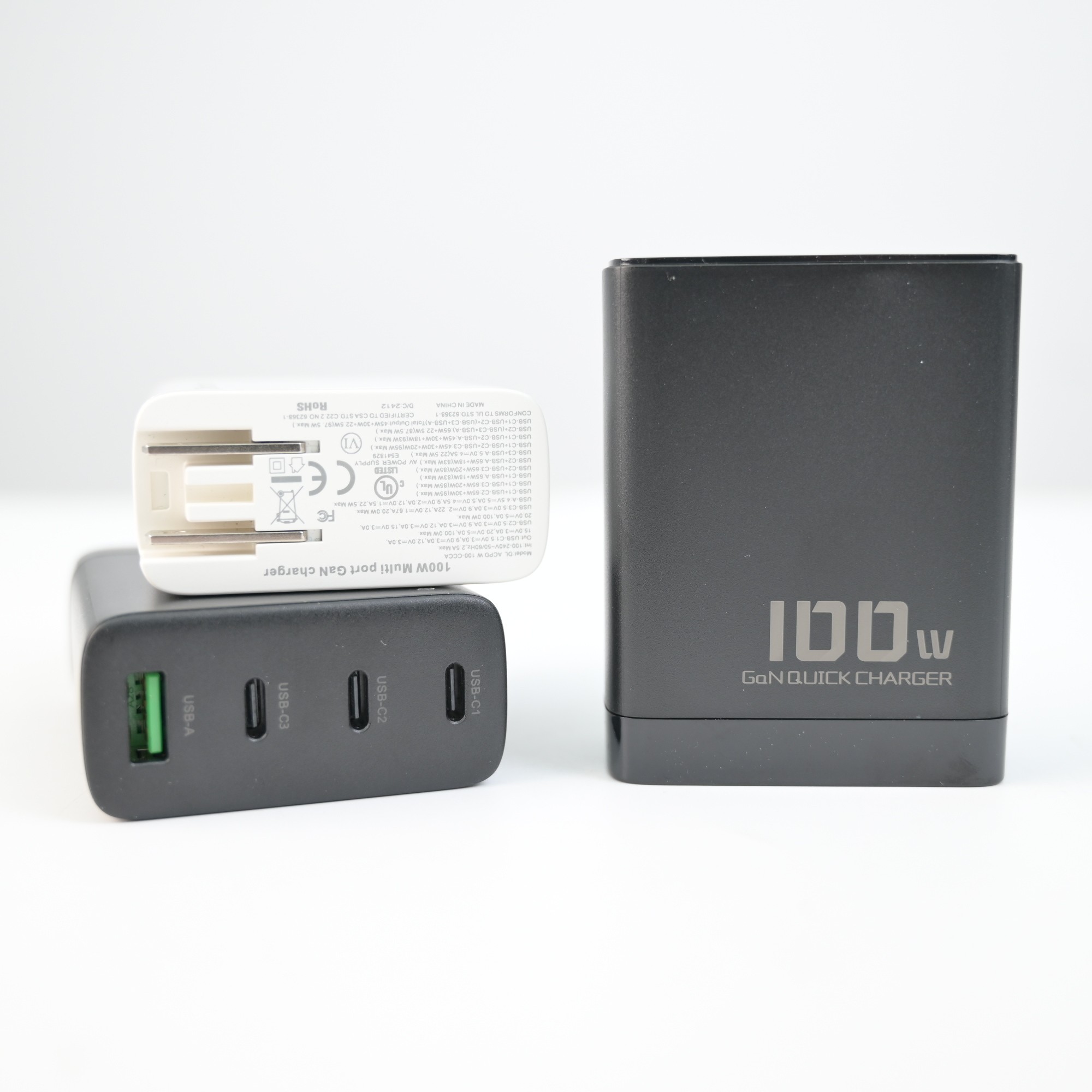 99新  100W PD氮化镓充电器四口3C1A适用笔记本手机平板设备充电