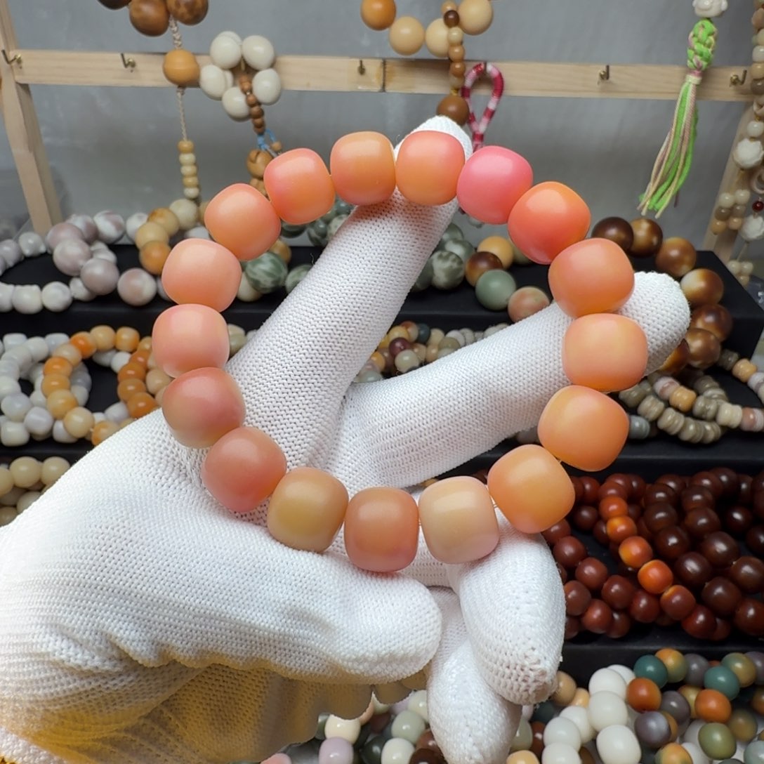 手串菩提根/象牙果卡14干磨03