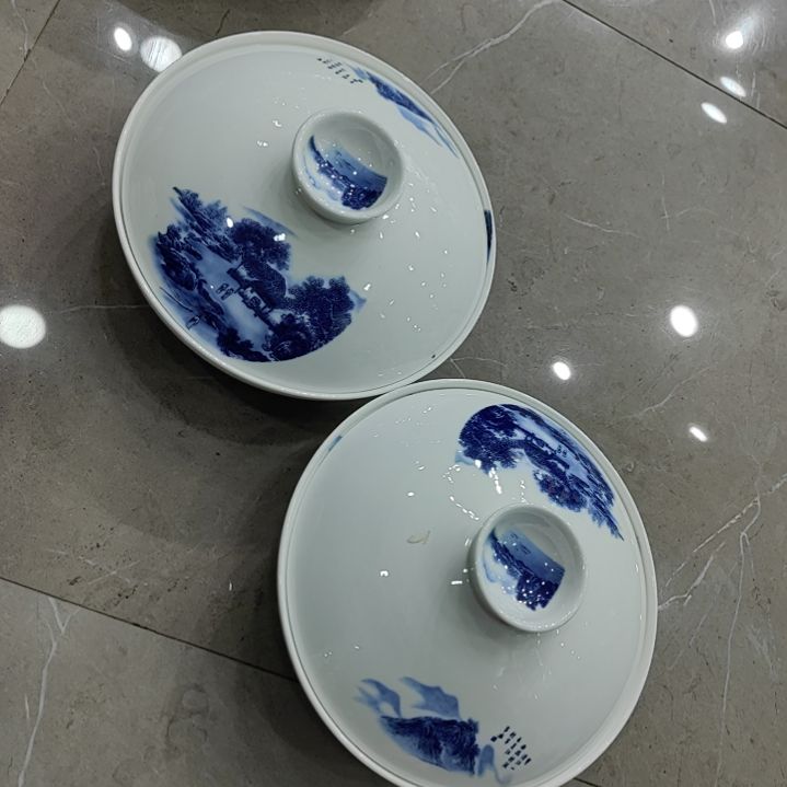 瓷片贴花高温釉下彩