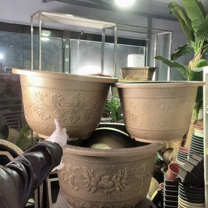 圆形70花盆一个有孔