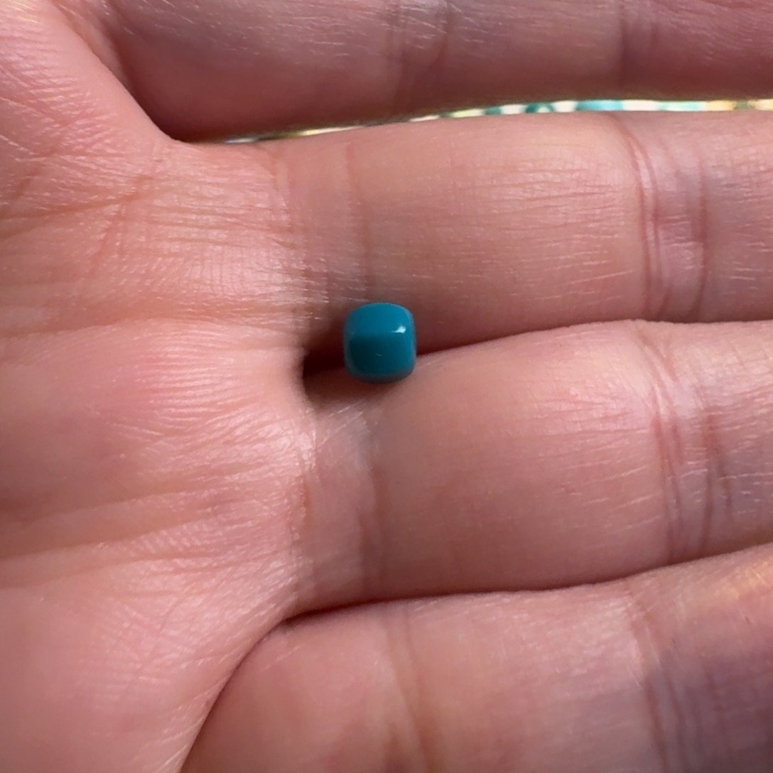 绿松石珠宝奇石未镶嵌5mm