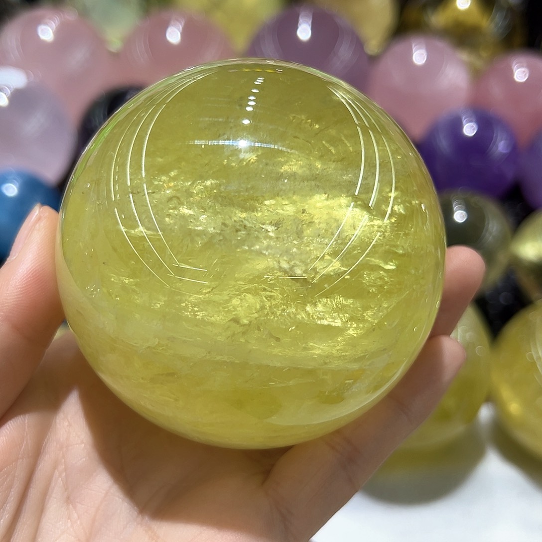 水晶水晶球摆件未镶嵌天***天