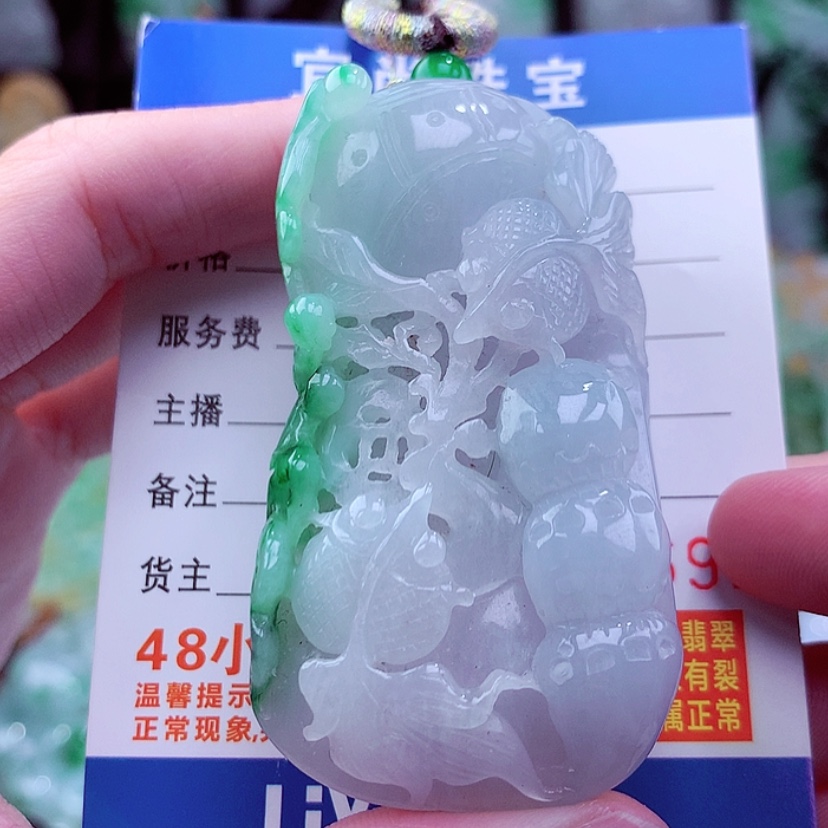 【闪购商品】翡翠颈饰未镶嵌挂件