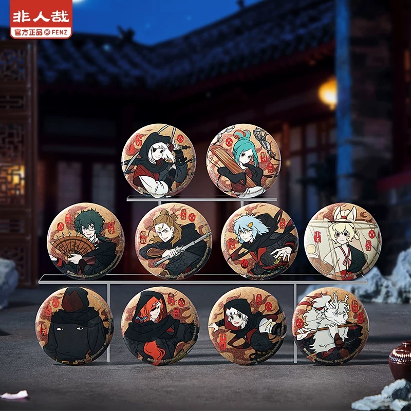 【拍二拆四】「代拆」非人哉-刺客信】动漫联名马口铁伪拍立得色纸周边