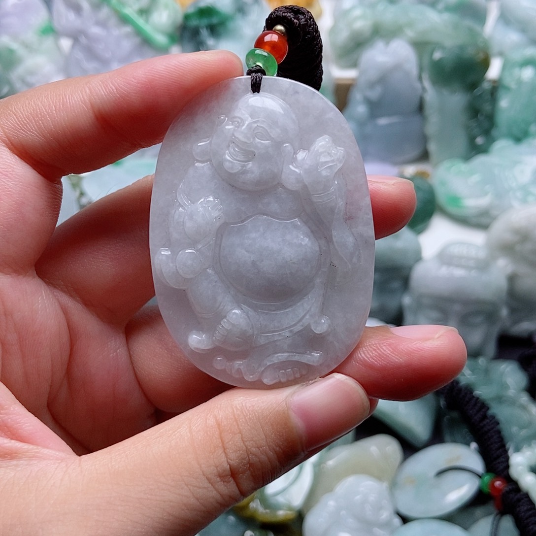 翡翠未镶嵌吊坠(不含链)1