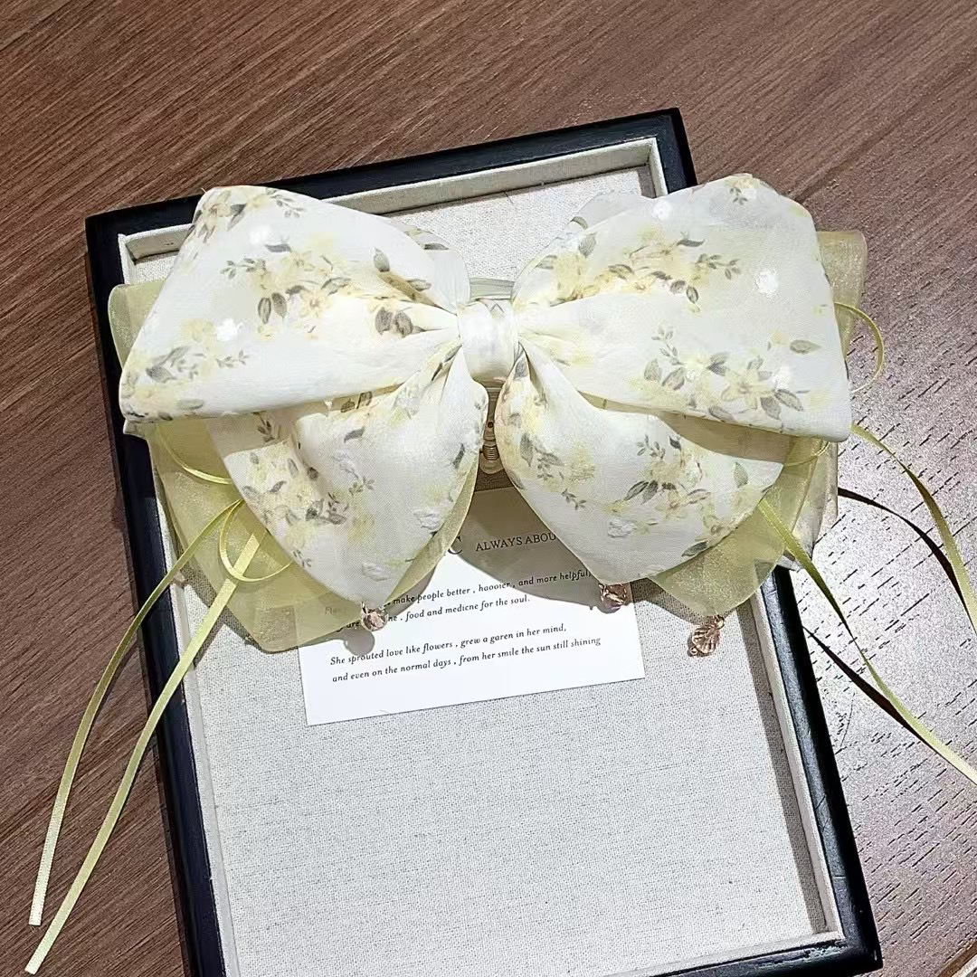 （编码01-61）女马尾夹洛丽塔风仙女风日韩发夹弹簧夹清新气质