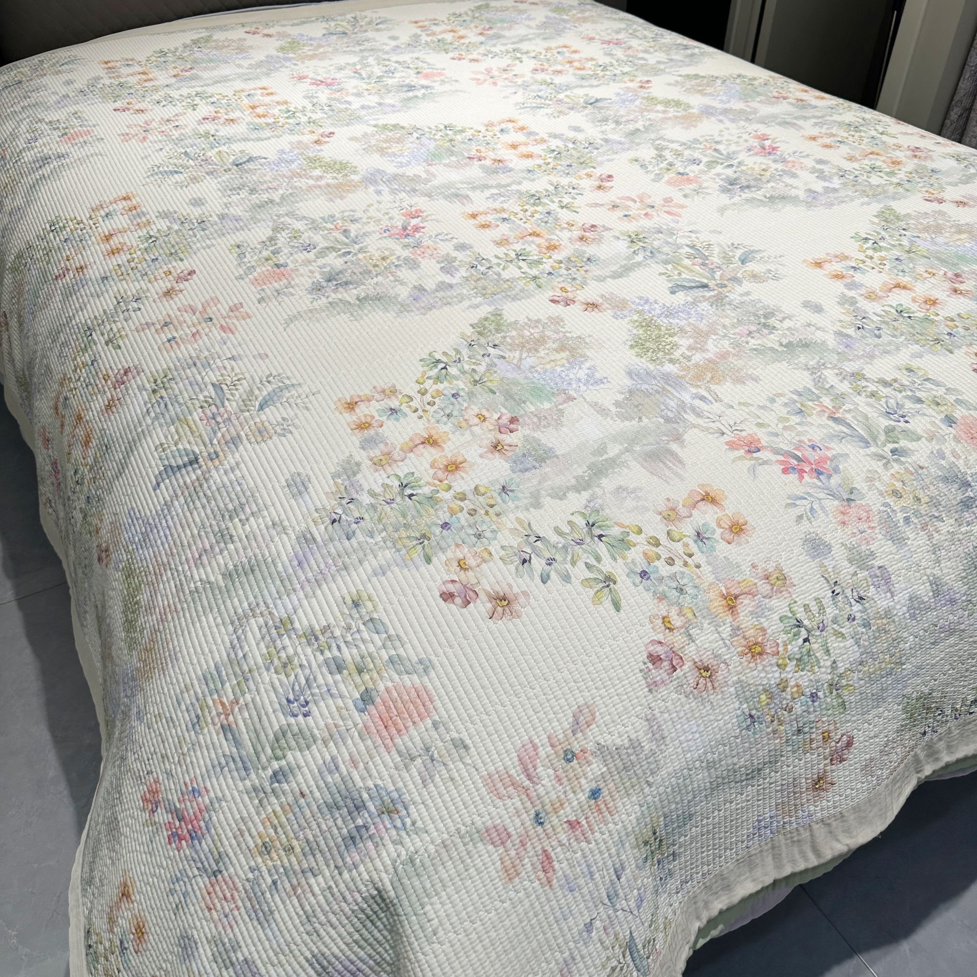 大力推荐款床盖三件套 竹语天丝!!!