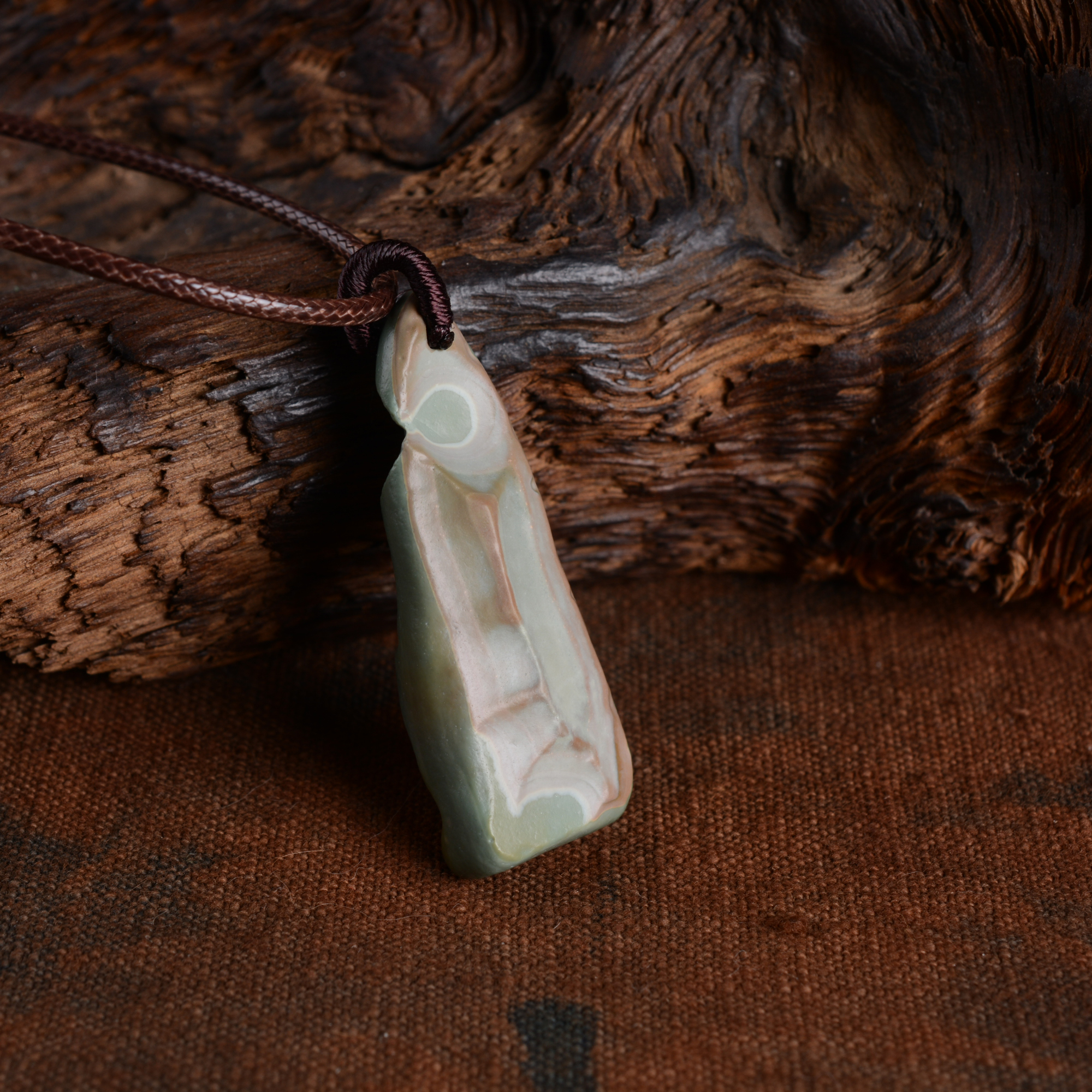 阿拉善原石戈壁石吊坠