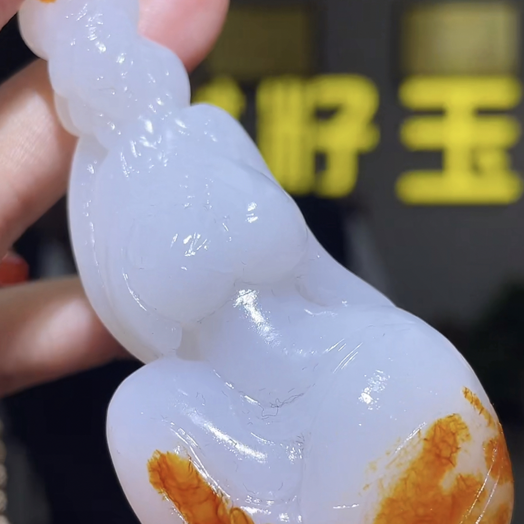 手把件货玉石把玩件文玩摆件D2
