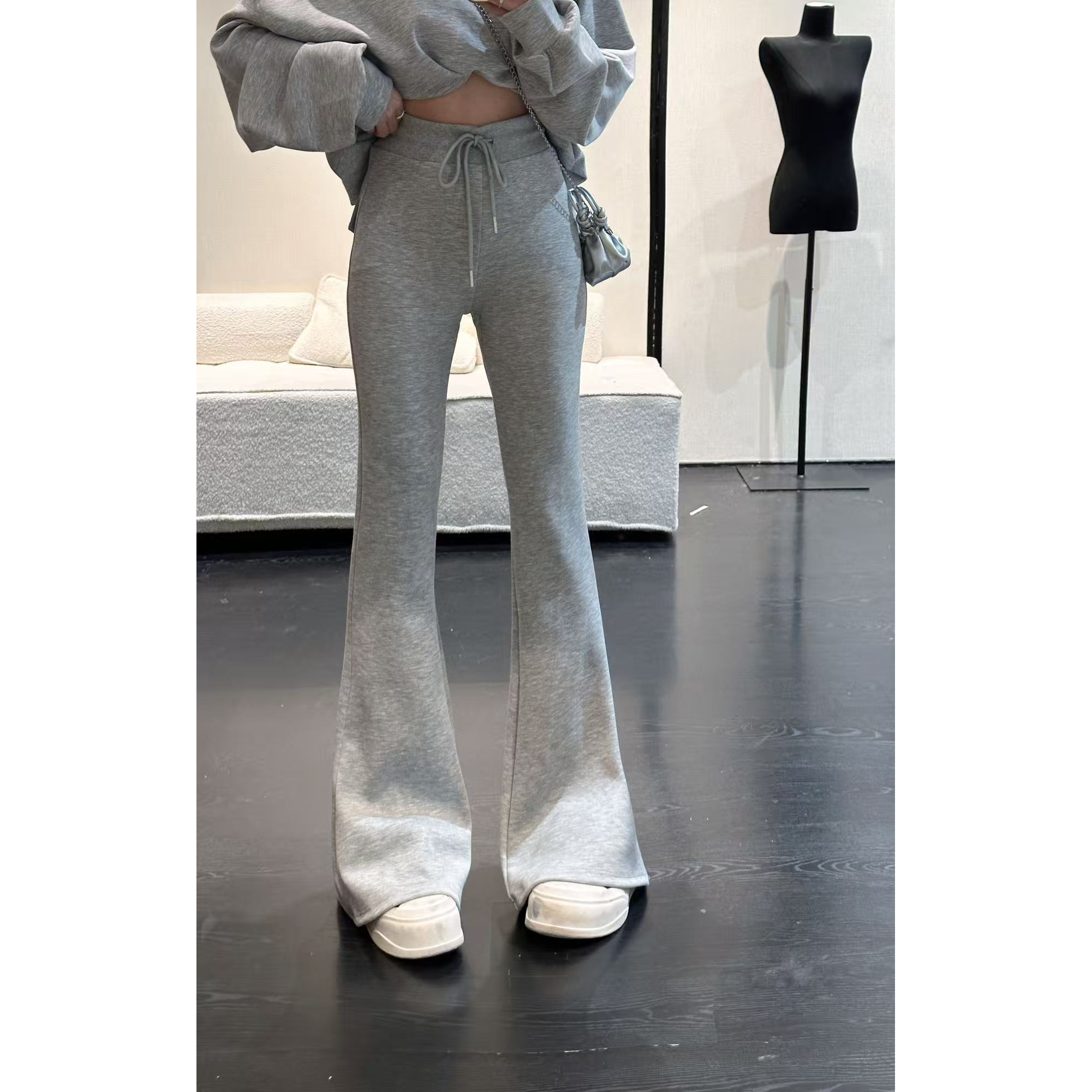 【HuiHui】休闲风微弹休闲裤运动风休闲裤卫裤长裤（P1688）