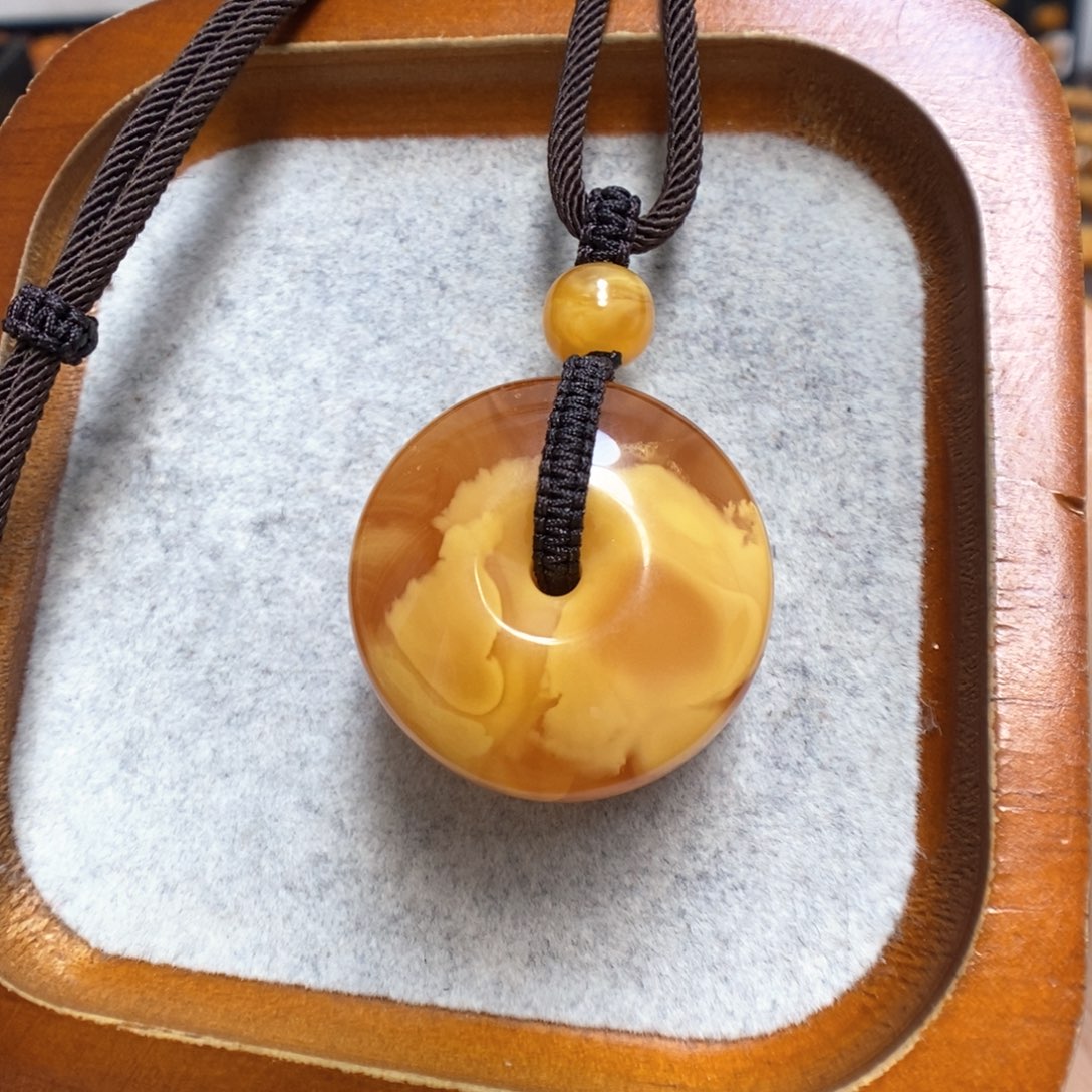 蜜蜡颈饰未镶嵌蜜蜡