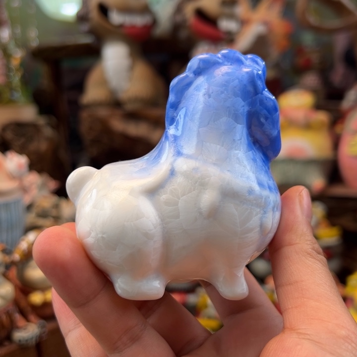 陶摆件小镇青花每日有新品