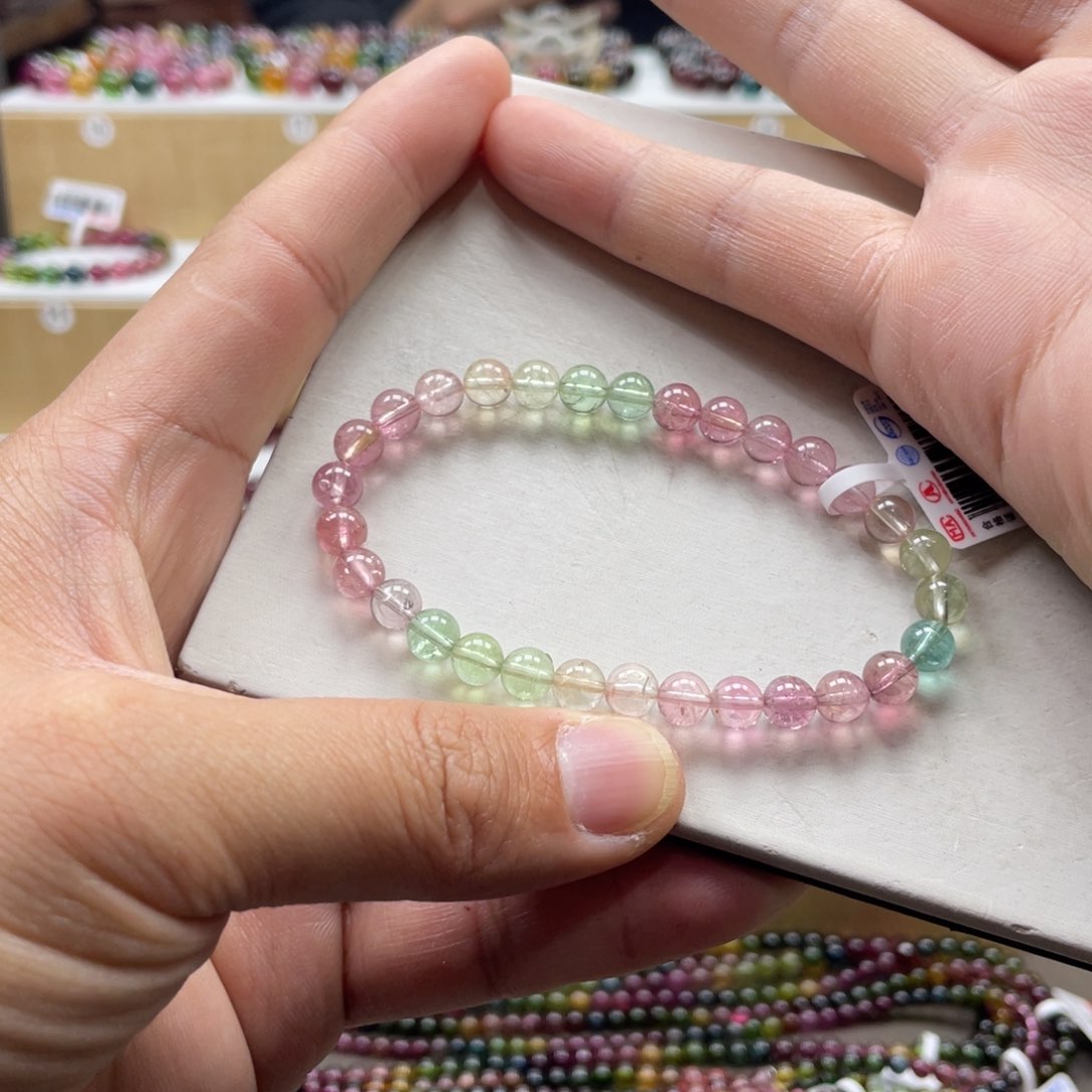 碧玺手串未镶嵌6mm.mmmmmmmmmmm