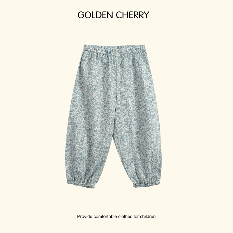 【金樱桃Golden cherry】小童碎花满印防蚊裤285159