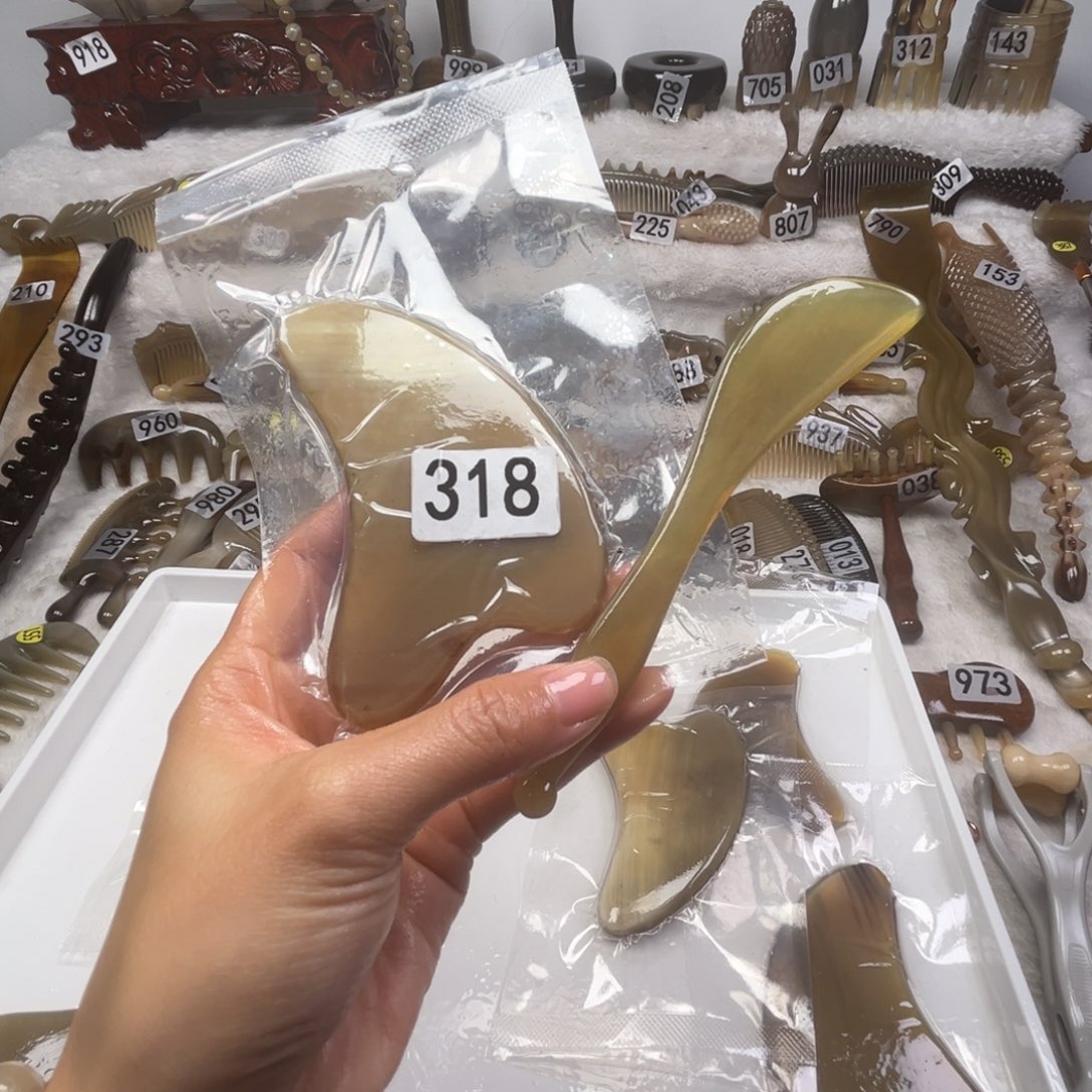 鱼***水牛角牛角梳牛角福利款