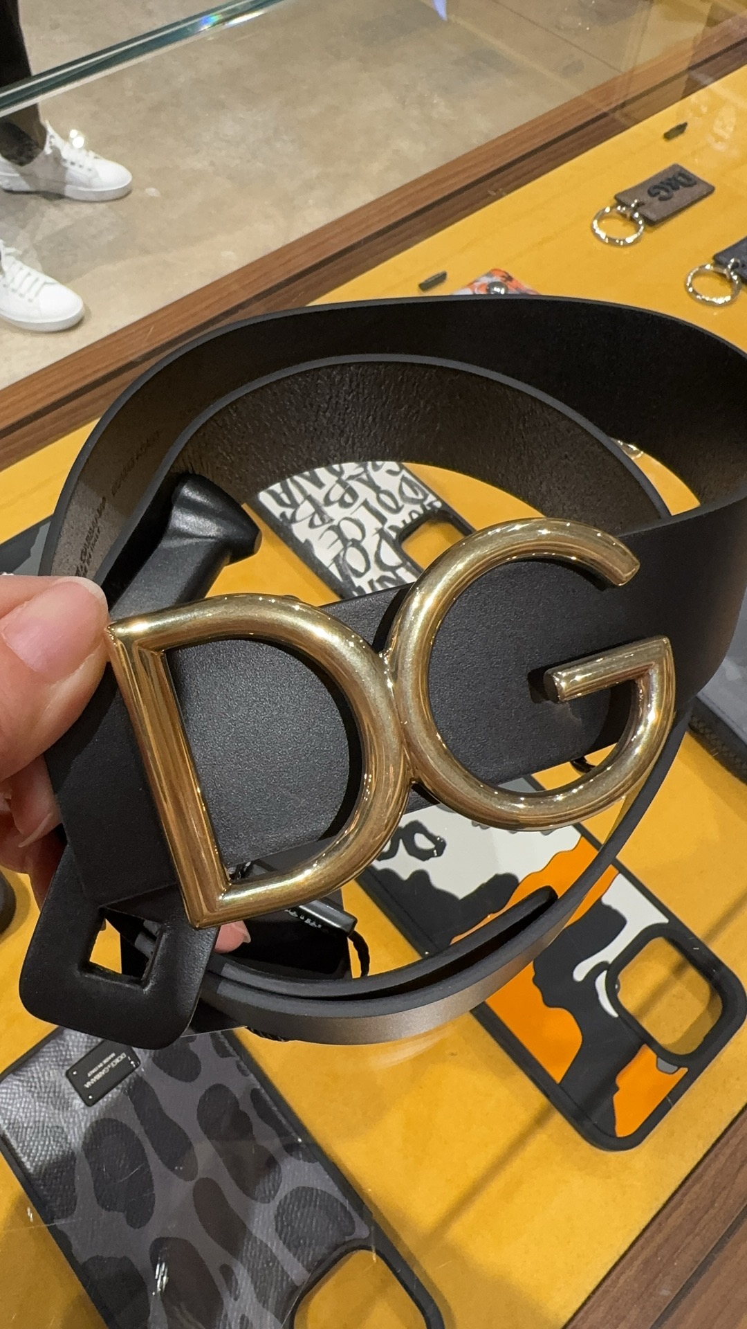 奥莱【珊珊意大利】D......G 男士皮带