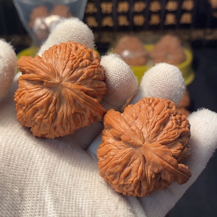 文玩核桃吊坠41白狮子