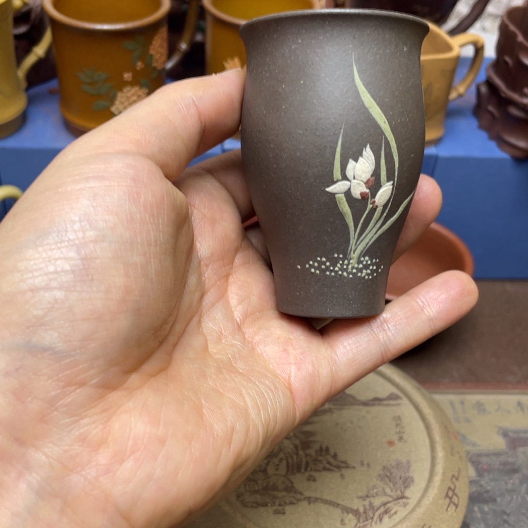 紫砂茶杯紫砂主人杯60cc