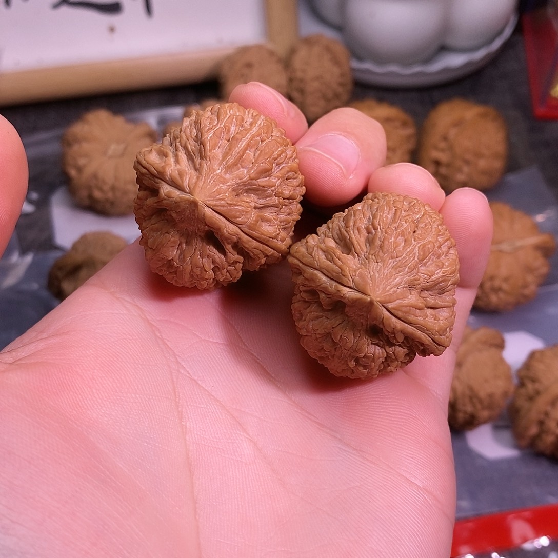 奔***儿文玩核桃把件大蒜头35