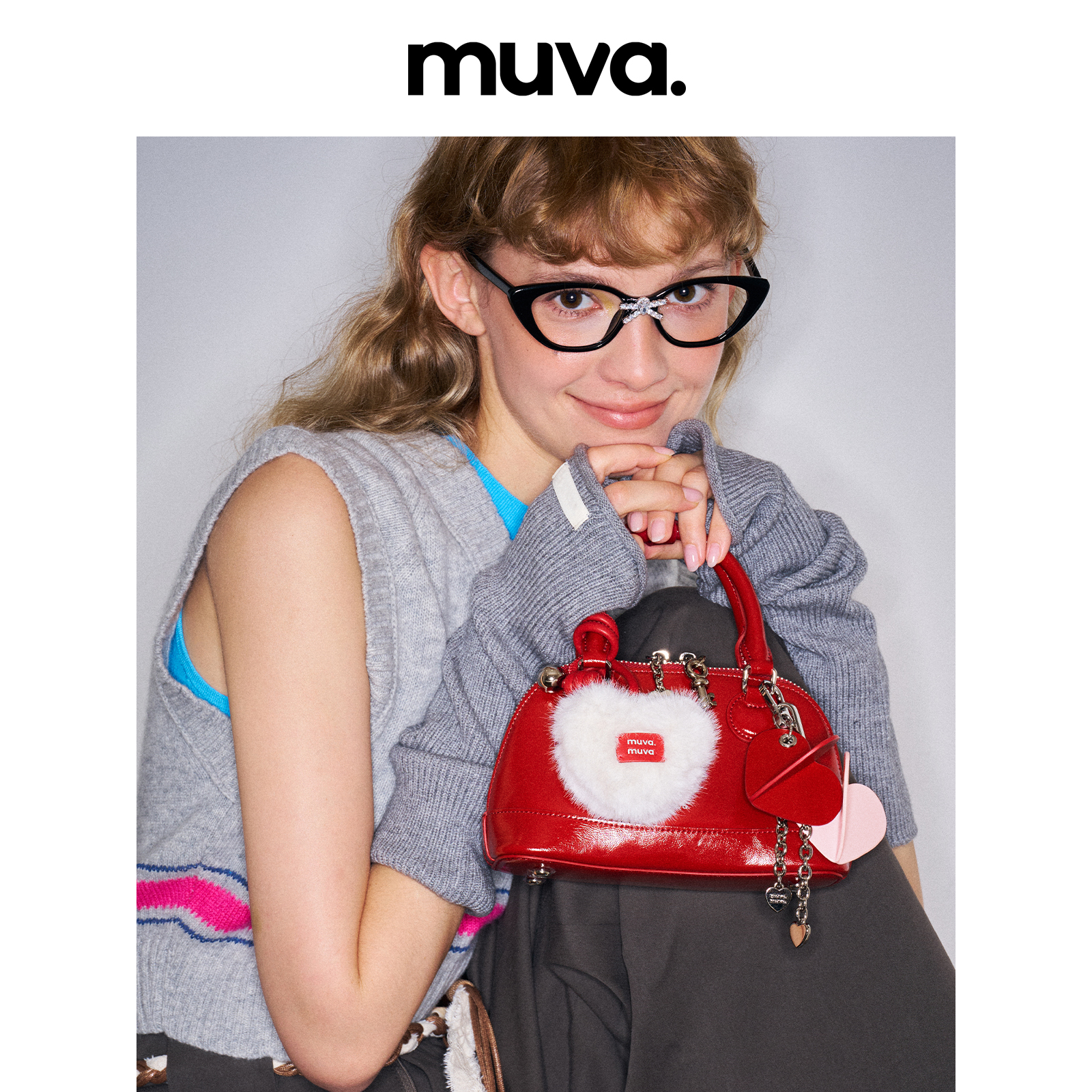 MUVA小公文手提包女款精致斜挎包高级感大气通勤手提拎包8.15新款